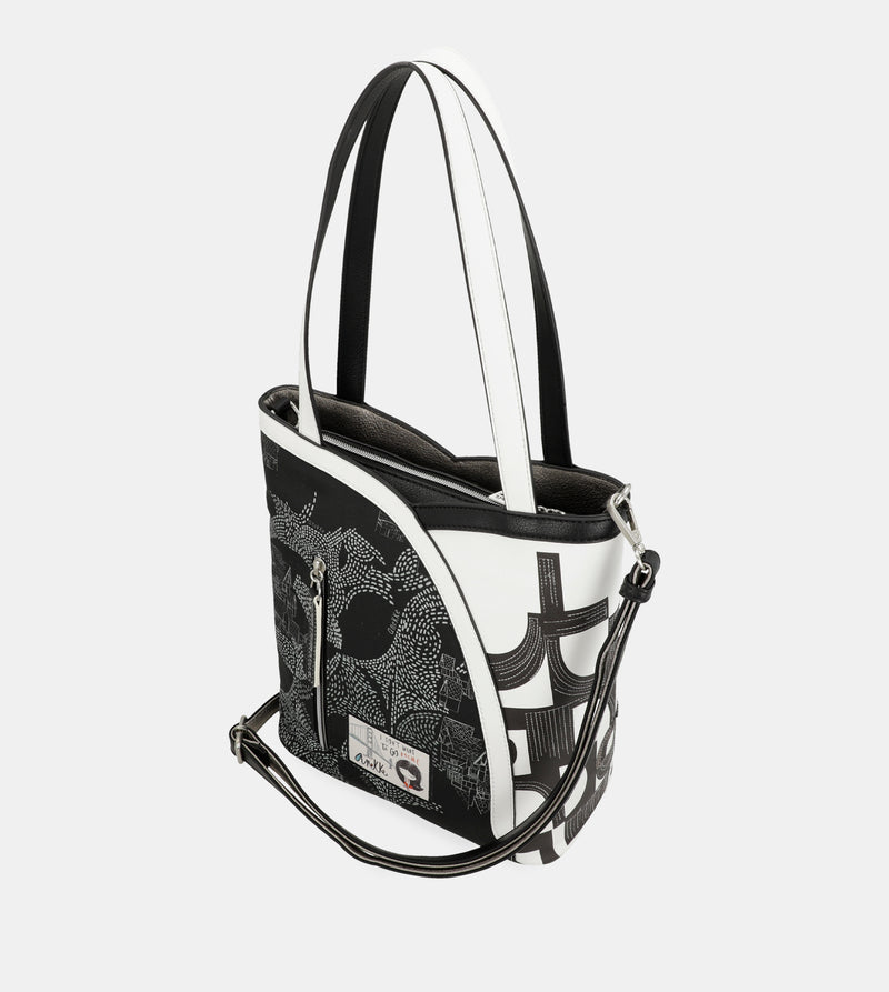 Nature Sixties tote with shoulder strap