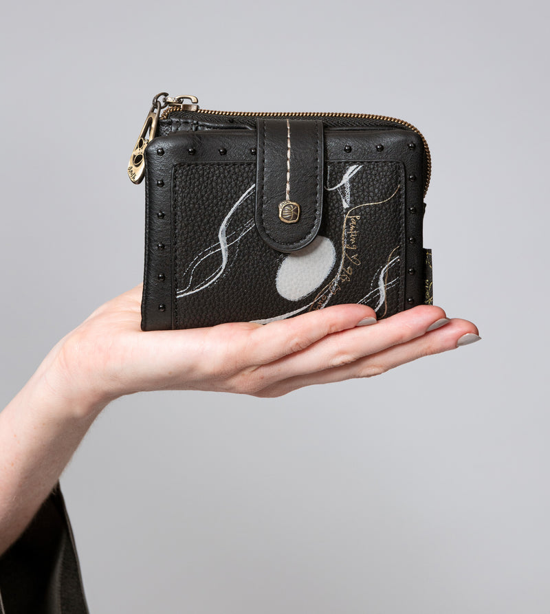 Nature Shodō Small Black RFID Wallet