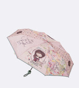 Manual umbrella with book motifs