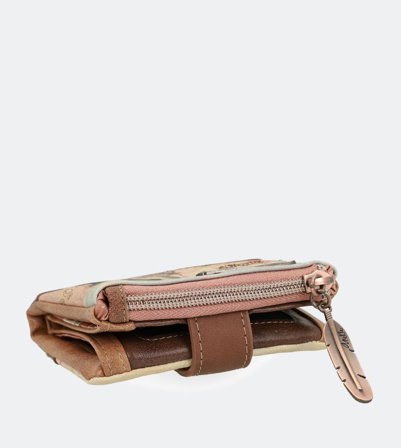 Western purse with a wrist strap