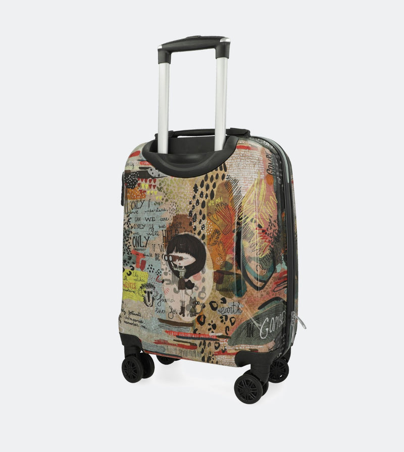 Jungle cabin wheel suitcase