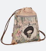 Jungle drawstring cinch bag