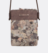 Elegant mini universe crossbody bag with a printed design