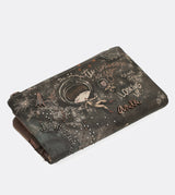 Pretty large universe wallet with a printed design