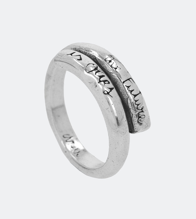 Perth silver plated ring