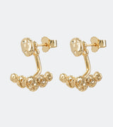 Golden rune earrings