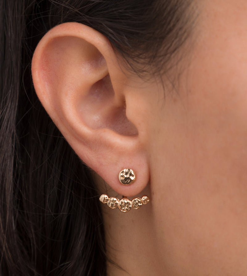 Golden rune earrings