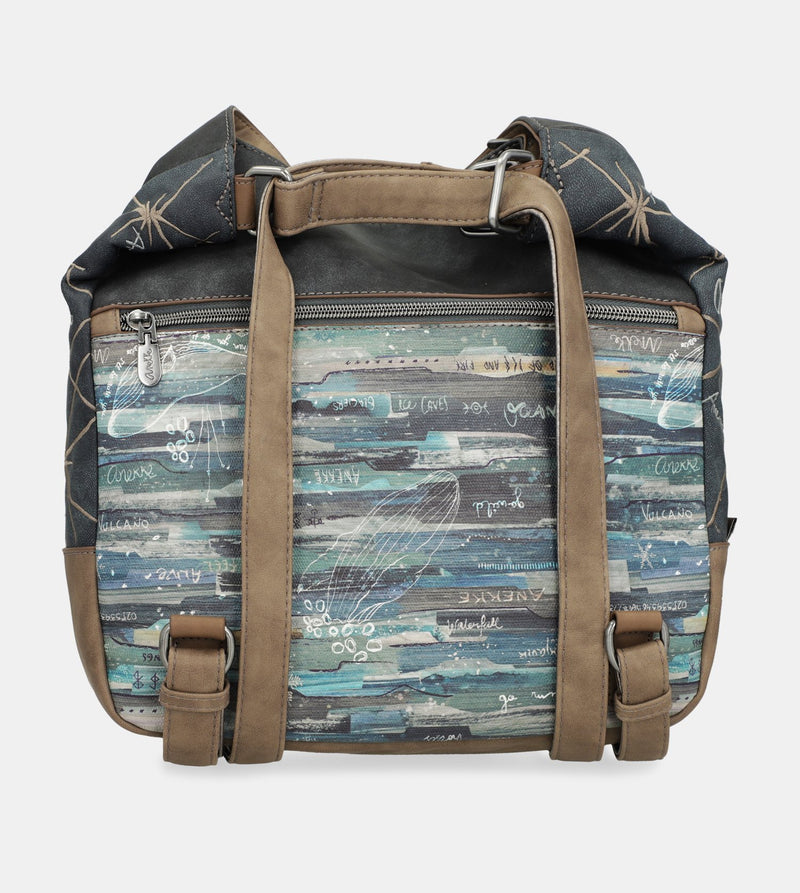 Iceland hobo bag that turns into a backpack