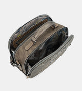 Rune double compartment handbag