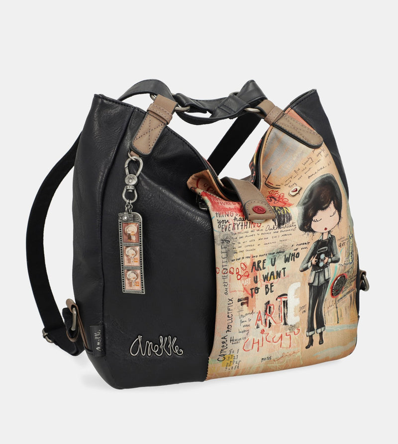 City Art hobo bag-backpack