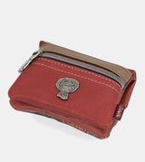 City Art maroon purse with a flap