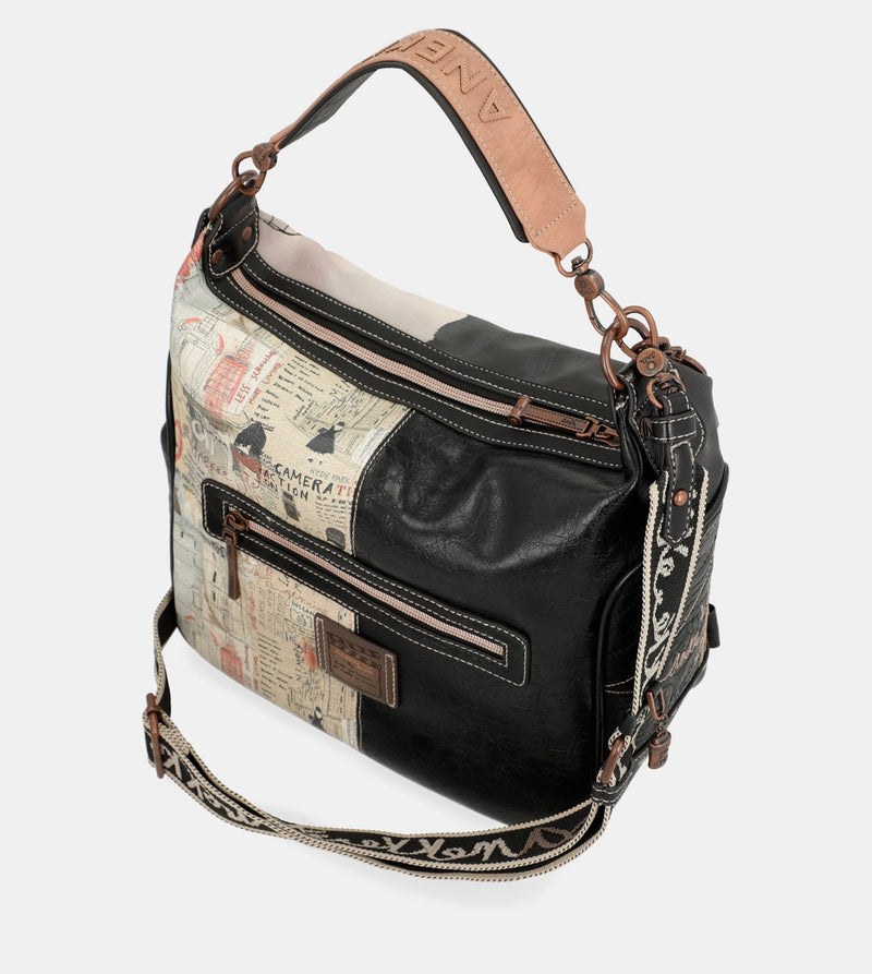 City Moments hobo bag with a crossbody strap