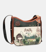 The Forest wide handle messenger bag