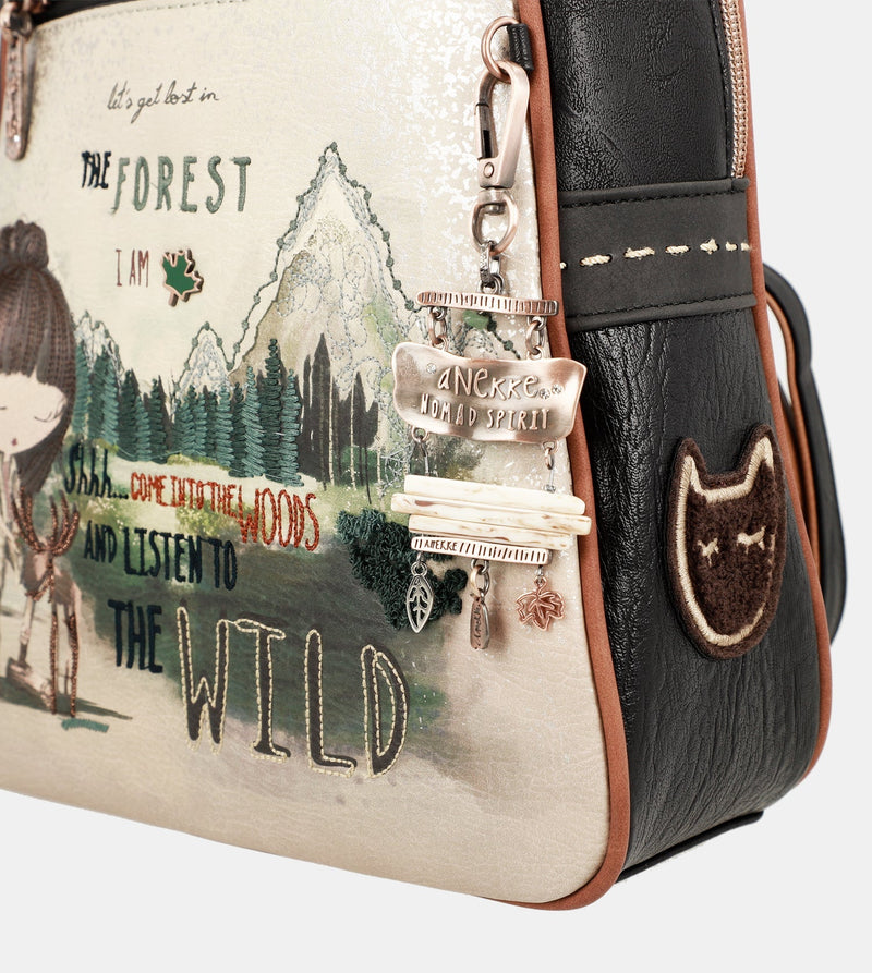 The Forest triangular backpack
