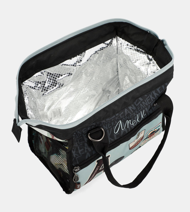 Woods food bag with shoulder strap