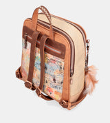 Tribe double compartment crossbody bag