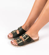 Amazonia black women's bio sandals