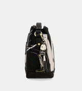 Nature Shodō black 3 compartment shoulder bag