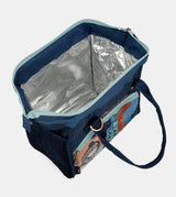 Contemporary food bag with shoulder strap