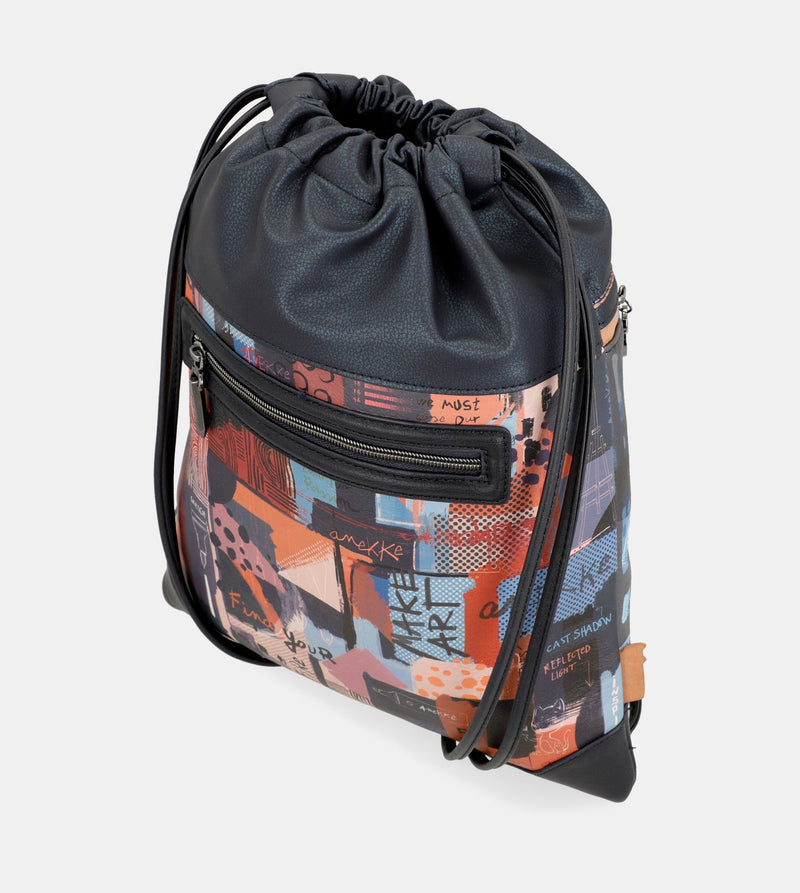 Contemporary satchel backpack