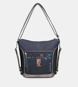 Kyomu shoulder bag convertible into a Kyomu backpack