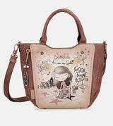 Hollywood tote with shoulder strap