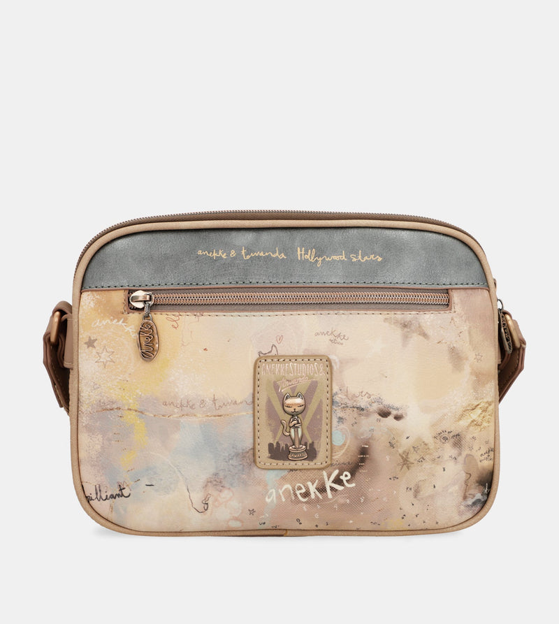Hollywood double compartment crossbody bag