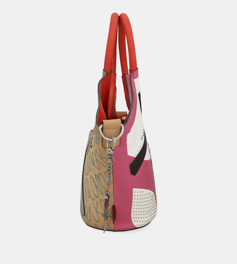 Fashion round handle bag