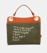 Peace & Love camel mini bag