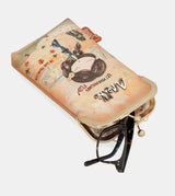 Peace & Love camel 3-in-1 RFID wallet bag