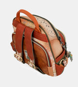 Peace & Love camel anti-theft backpack